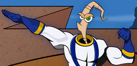 Earthworm Jim fan art by Phillip Lane